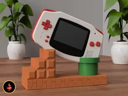Mario Themed GBA Display Stand