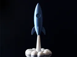 Minimalist Rocket Ship