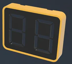 Modular frame for 7 Segment Counter (Seiko ST306 - inspired)