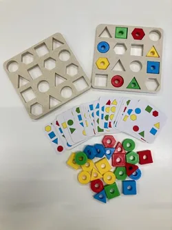 Montessori shape and color puzzle