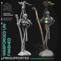 Other STL تنزيل - Warforged - غير مكتمل - غير مدعوم مسبقًا - مقياس 32 مم - Printed Obsession