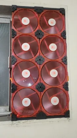 Screwless Fan Joiner/Holder/Connector Compatible with 120mm and 140mm fans