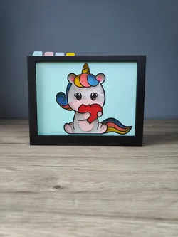 Unicorn Shadow Box