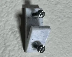 Wall Mount Hook With Counterbore for Anchor Screws