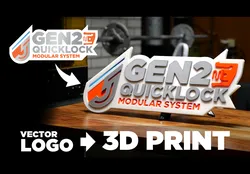 2D Vector to 3D Print Tutorial