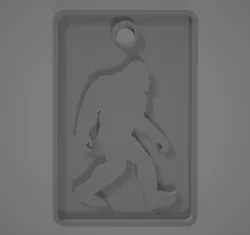 Bigfoot Luggage Tag