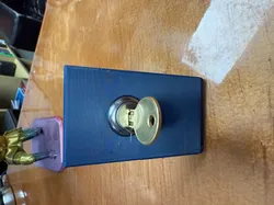 Cabinet lock holder