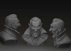 Count Dracula of Transylvania Bust | Vlad the Impaler | STL and Color 3MF
