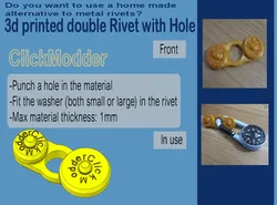 Double Rivet with Hole