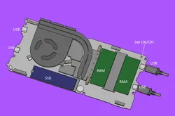 Framework mainboard v2 (with freecad files and step)
