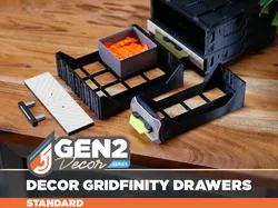 GEN2 Decor - Gridfinity Drawers - STANDARD