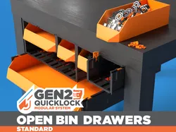 GEN2 Open Bin Lack Drawers