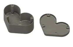 Heart Shaped Box / Jewelry Box / Travel Case for Jewelry