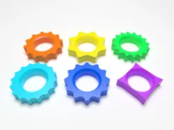 Knobs set for 16 mm bed screws
