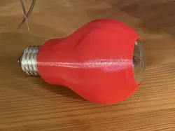 Lamp shade E27 pear  - stínítko na žárovku E27 hruška