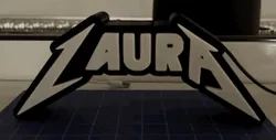 Laura Name Metal Band Sign