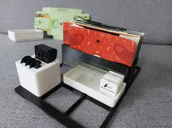 Microscope accesories storage – gridfinity based and at classroom scale