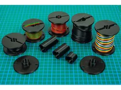 Modular Spool for Cables, Wires, Rope, String, Lace, etc.