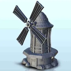Other STL Descărcare - Moara pe platforma 7 - miniaturi warhammer teren decor - Hartolia Miniatures