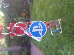 PS4 Logo Keychain