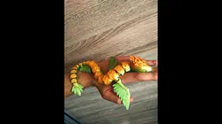 Quetzalcoatl articulated serpent