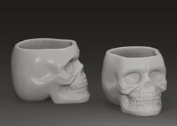 Skull Shot Glass | Planter | Candy Dish Bowl