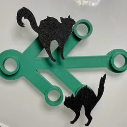 Spooky Black Cats for Giant LEGO Wreath (Halloween)