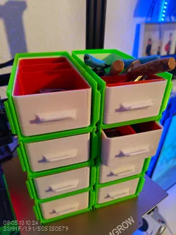 Stack Shelf with Gridfinity