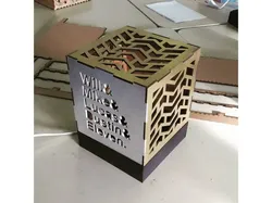 Strangers Things Lamp (Laser cutter)