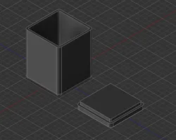 Various boxes with lids/Различные коробочки с крышками