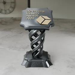 3D Printing Industry Awards 2024 Trophy