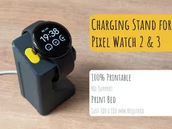 Charging Stand for Pixel Watch 2 & 3 - 100% printable - no support
