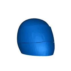 Fișiere pentru imprimante 3D | Fișier 3MF | cască de motocicletă llavero