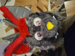 Fursuit head eye sockets
