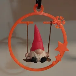 Gnome de Noël qui se balance- balancing Elf for christmas tree
