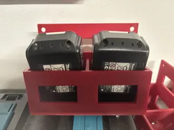 Halterung für 2 Makita Akkus