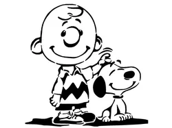 Peanuts stencil