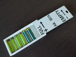 Rechargeable AA Battery box