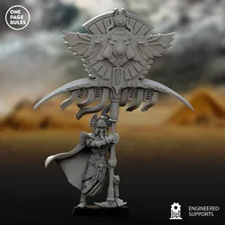 Skeleton Leader (Army Standard Bearer) - Mummified Undead