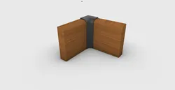 Skirting board corner coverage
