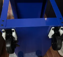 Swivel Lock for Swivel Casters on the Harbor Freight 1-Drawer Service Cart