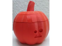 Twist Lock Small Scared Face Pumpkin