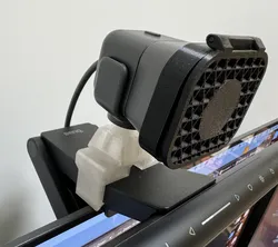 Webcam holder for BenQ Screenbar Halo and Pro