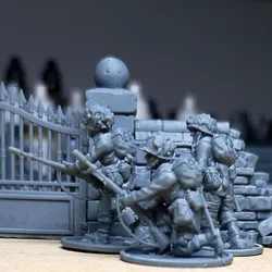 28mm US paratroopers Grenade Launcher M7 Team
