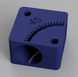 33,7mm pipe bend/elbow cutting jig