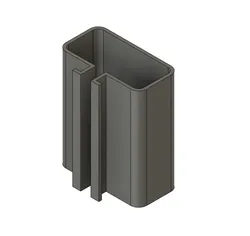 40x20 Cable Duct for 4040 Aluminium Profile