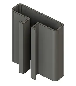 45x12 Cable Duct for 4545 Aluminium Profile