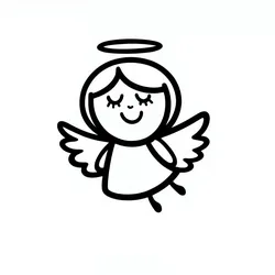 Angel keychain