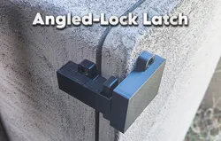 Angled-Lock Latch