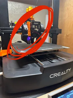 CR Touch spacer for V3 SE with volcano hotend